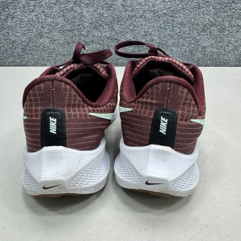 Nike Air Zoom Pegasus 39 Running Shoes Womens 6 Burgundy Mint Athletic